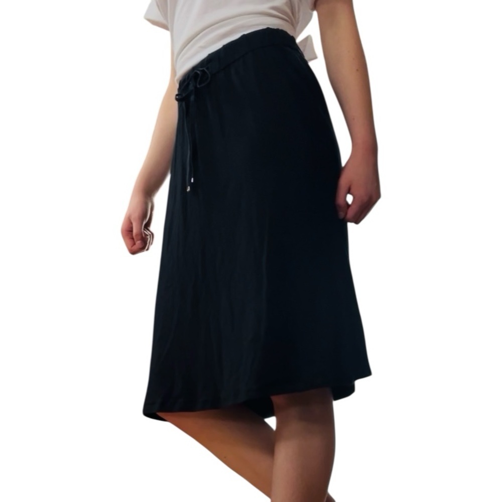 Eileen Fisher Black Knee-Length Skirt